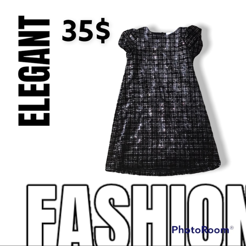 Used dress,To go out, cute,glittery, dress from ZARA